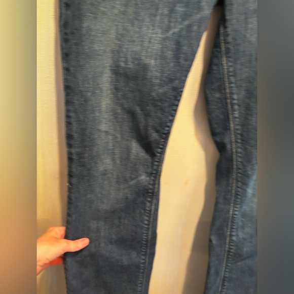 American Eagle Outfitters Indigo Straight Leg size 10 denim neutral classic - Picture 11 of 15